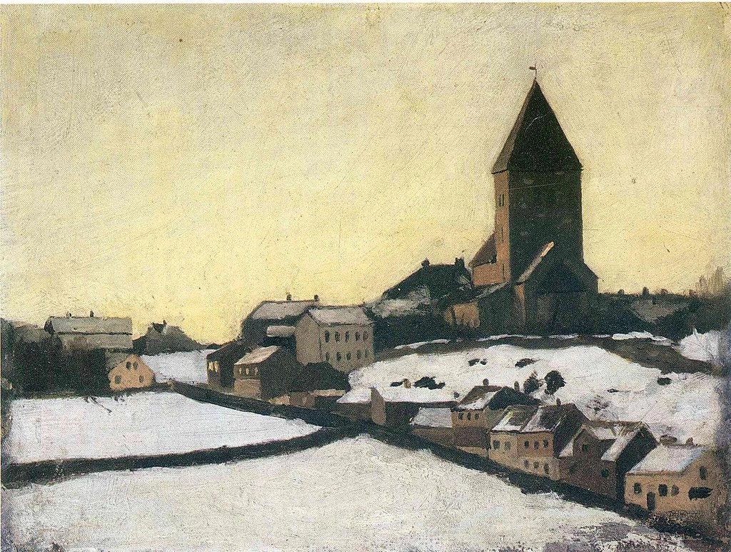 Vecchia chiesa di Aker 1881 - Museo Munch
